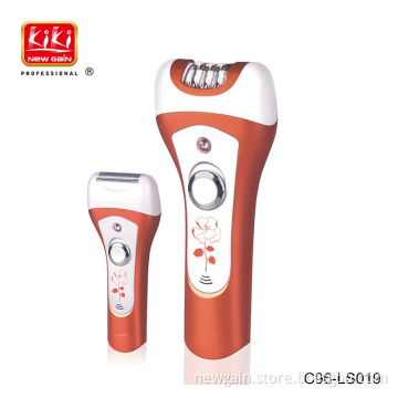 Ladie's Hair Remover.Stainless steel blade Rechargeable Shaver And Epilator